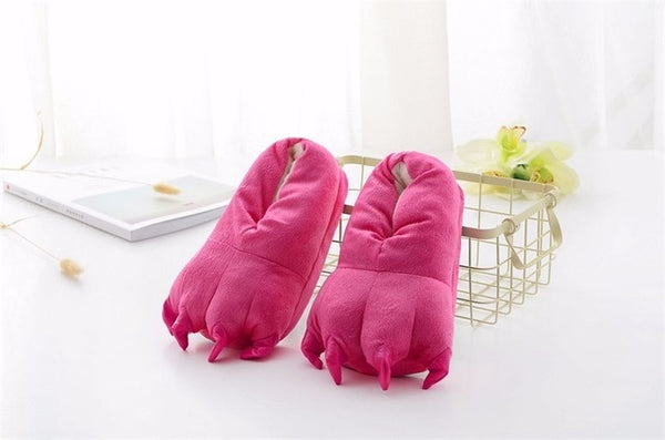 Unicorn Slippers Cartoon Animal Claw Kigurumi Onesies Pajama Shoes Kid Adult Kawaii Funny Paws Casual Cosplay Prop Party Wear