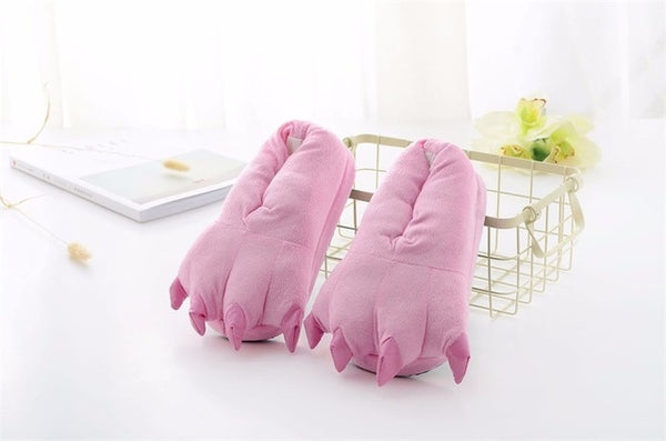 Unicorn Slippers Cartoon Animal Claw Kigurumi Onesies Pajama Shoes Kid Adult Kawaii Funny Paws Casual Cosplay Prop Party Wear