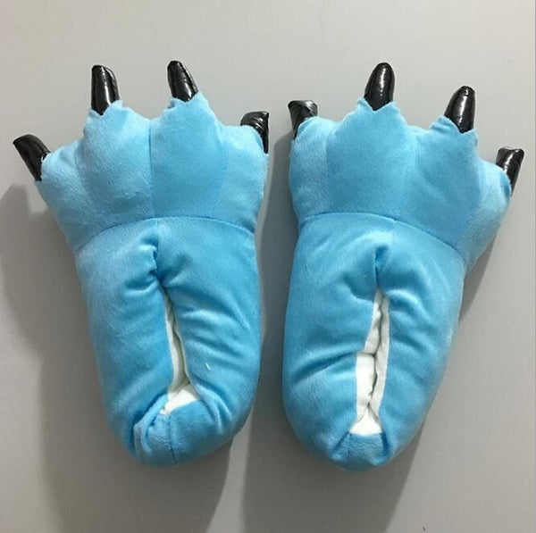 Unicorn Slippers Cartoon Animal Claw Kigurumi Onesies Pajama Shoes Kid Adult Kawaii Funny Paws Casual Cosplay Prop Party Wear