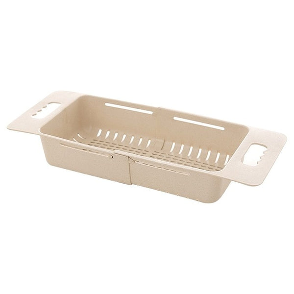 Retractable Adjustment Sink Telescopic Washing Basket Washing Fruit And Vegetable Basket Kitchen Drain Basket