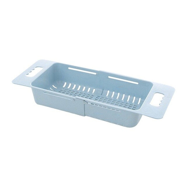 Retractable Adjustment Sink Telescopic Washing Basket Washing Fruit And Vegetable Basket Kitchen Drain Basket