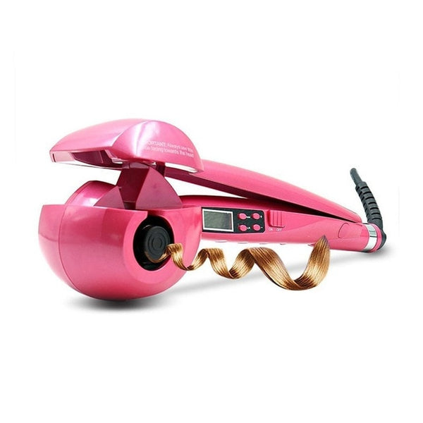 New Automatic LCD Anti-Scalding Curling Iron Hair Heating Curler Wand Styling Tools Styler Curl Iron Ceramic Curlers Spiral WXB